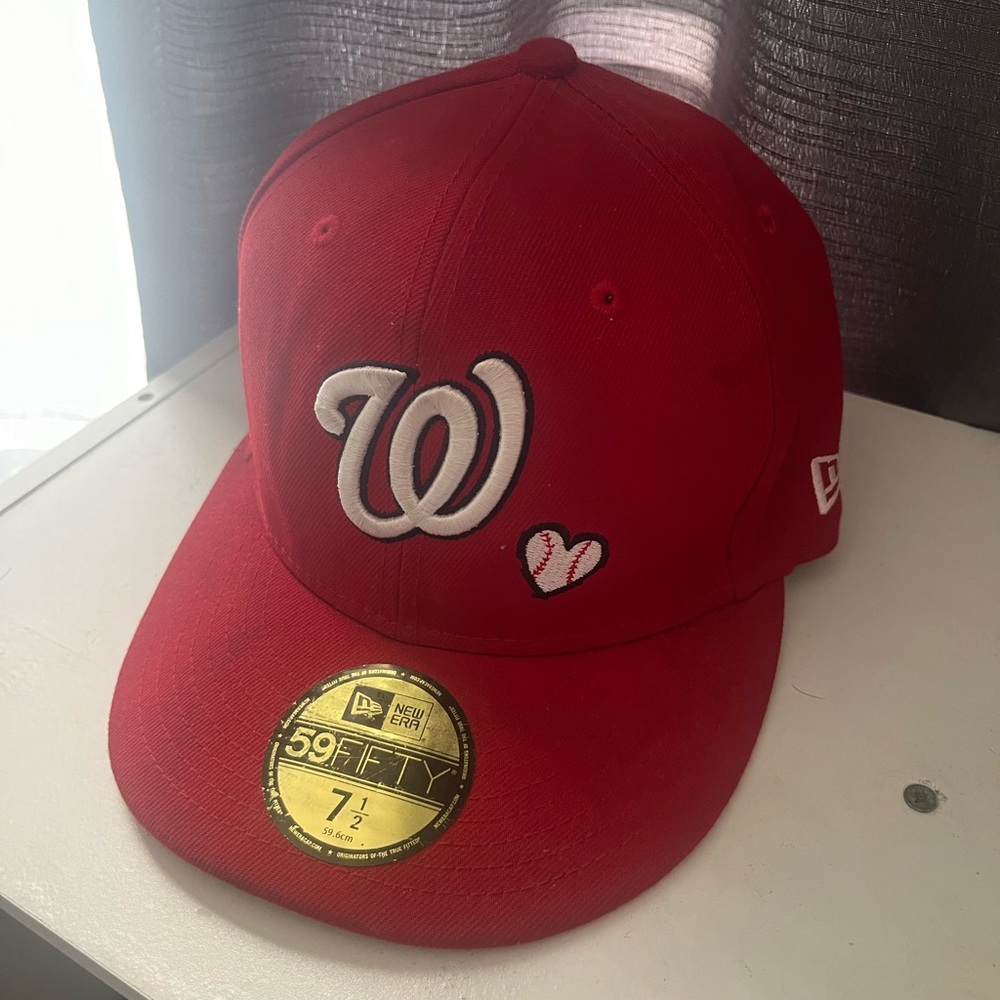Nationals designed fitted hat